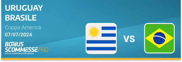 uruguay brasile pronostico